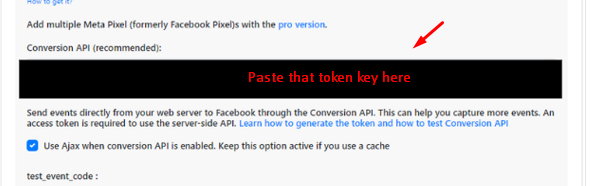 Step 6: Get Conversion API Key